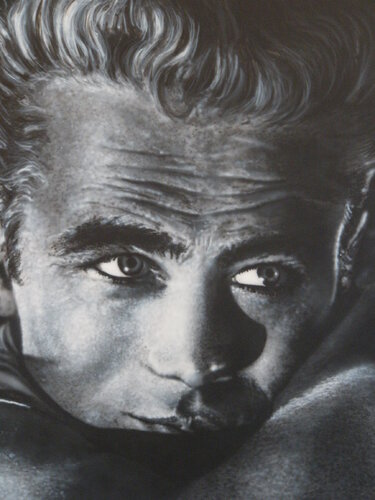 James Dean by Wolfgang Eberhardt, Painting for Sale on Select