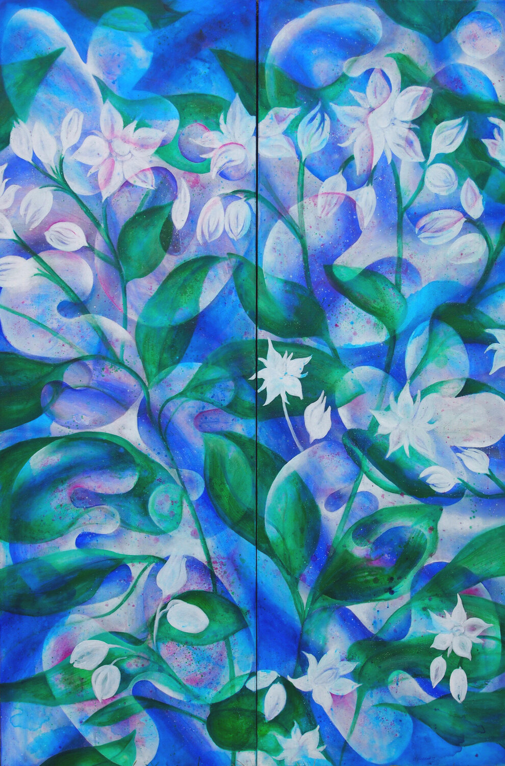 Küssen Wolfgang Eberhardt Original painting for sale