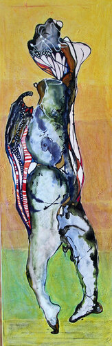 La danse de la Terre by Valentine Carre, Painting for Sale on Select