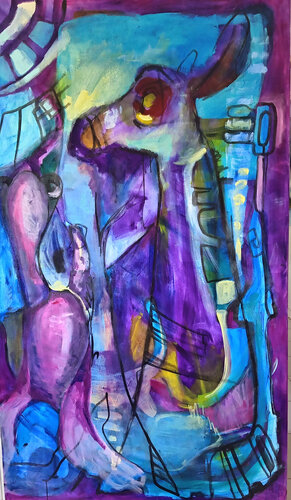 Duo by Valentine Carre, Painting for Sale on Select