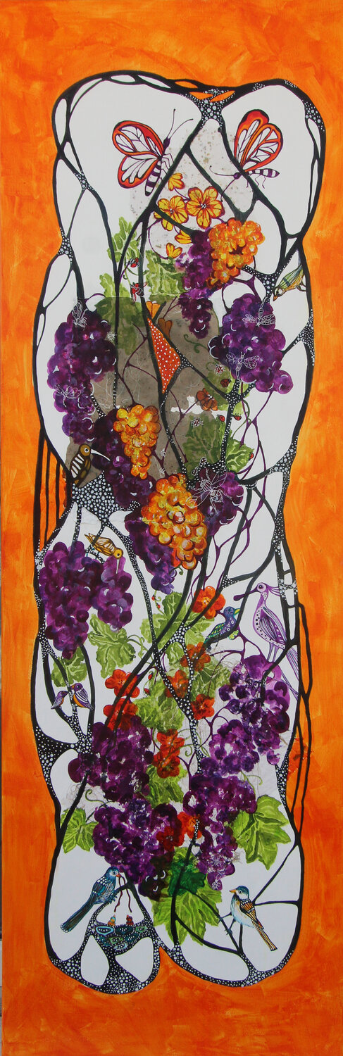Vendanges tardives Valentine Carre Original painting for sale