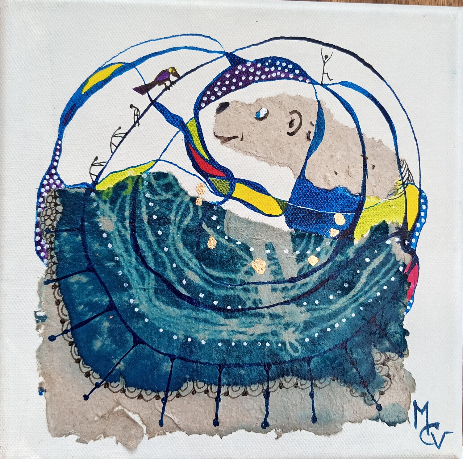 Joie Valentine Carre Original painting for sale