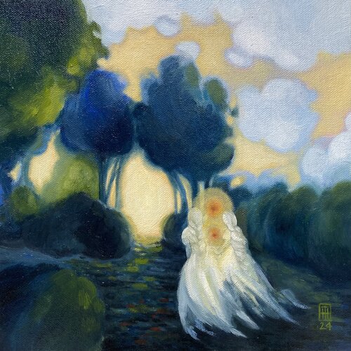 LA NAISSANCE DU MATIN by EDITH NURLA, Painting for Sale on Select