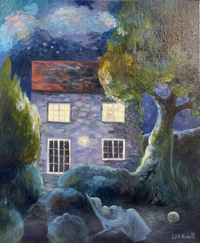 CLAIR DE LUNE by EDITH NURLA, Painting for Sale on Select