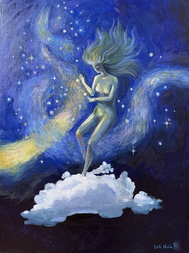 FANTASMES DE NUIT by EDITH NURLA, Painting for Sale on Select