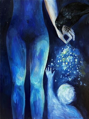 POUSSIERE DE BONHEUR by EDITH NURLA, Painting for Sale on Select