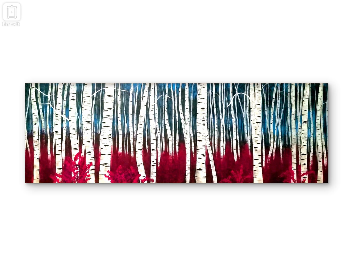 Alberi nel fucsia Francesca Bolletta Original painting for sale