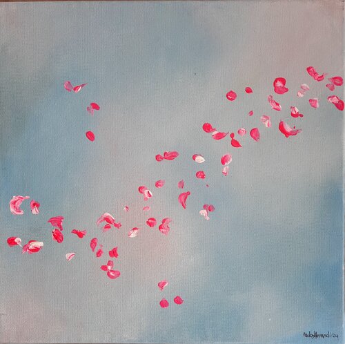 Piccoli petali nel vento-2 by Paola Morandi, Painting for Sale on Select
