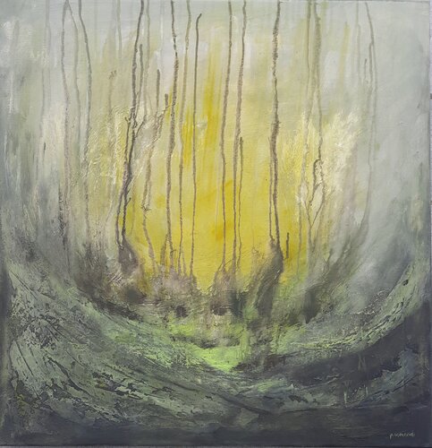 Where light breaks through by Paola Morandi, Painting for Sale on Select
