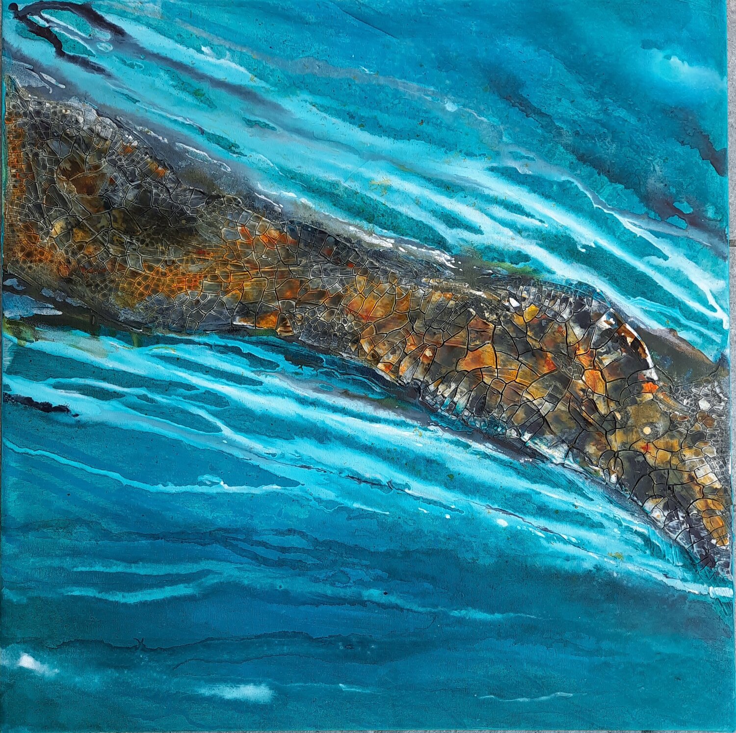 Crossing the chaos Paola Morandi Original painting for sale