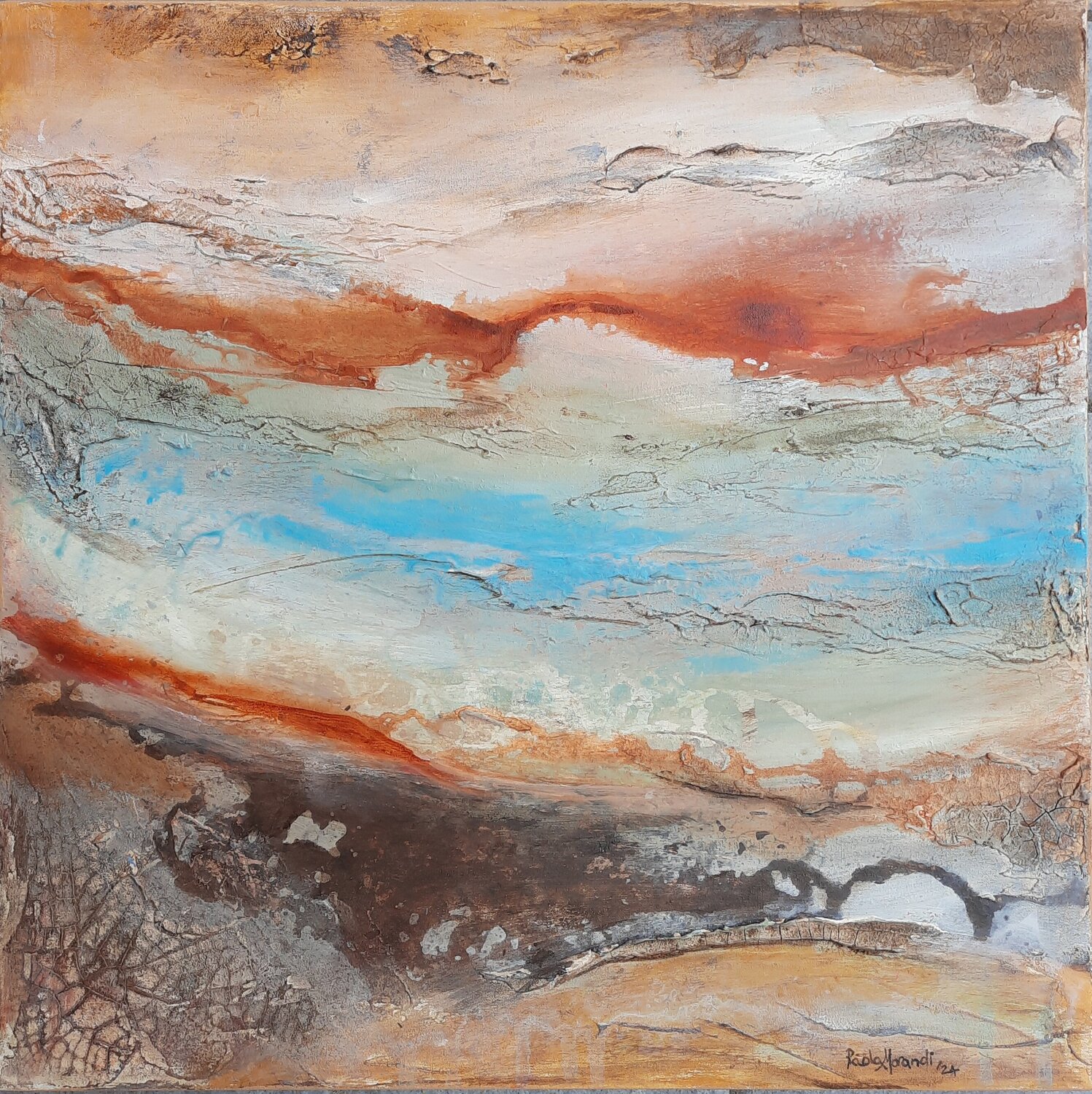 Tutto scorre Paola Morandi Original painting for sale