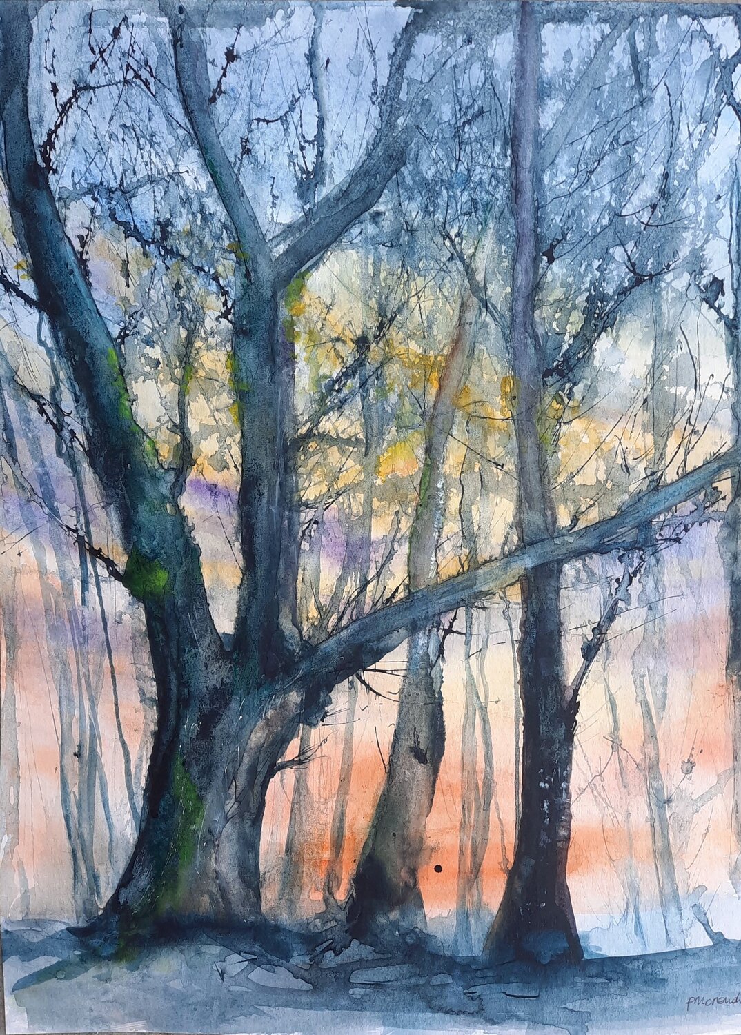 Nel bosco Paola Morandi Original painting for sale