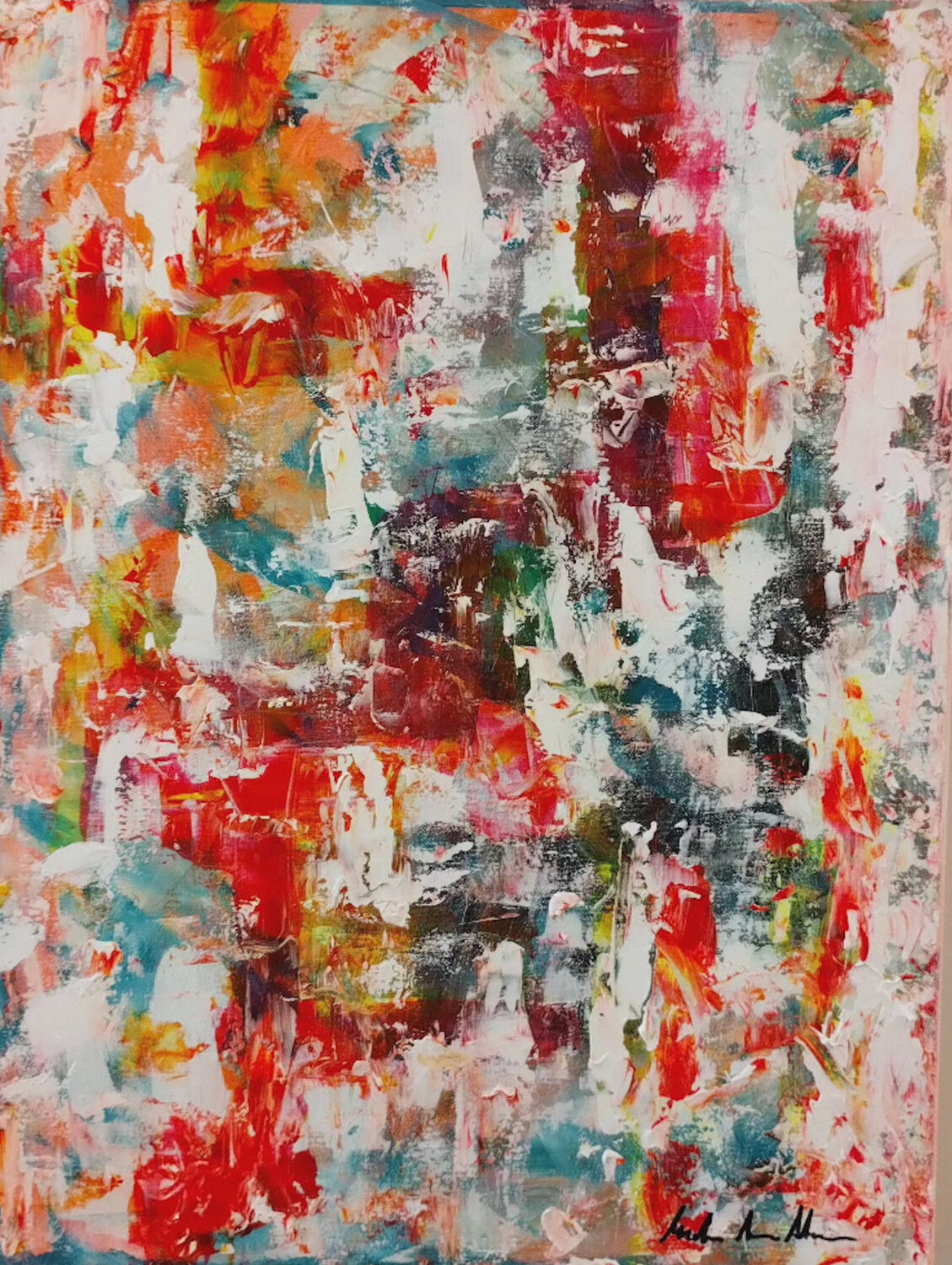 Mars in Pisces Michele Ivan Antonacci Original painting for sale