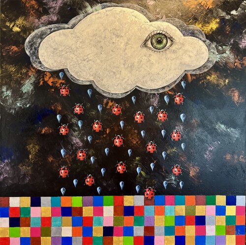 The Adult Cloud of Childhood by Nataliya Rozhdestvenskaya, Painting for Sale on Select