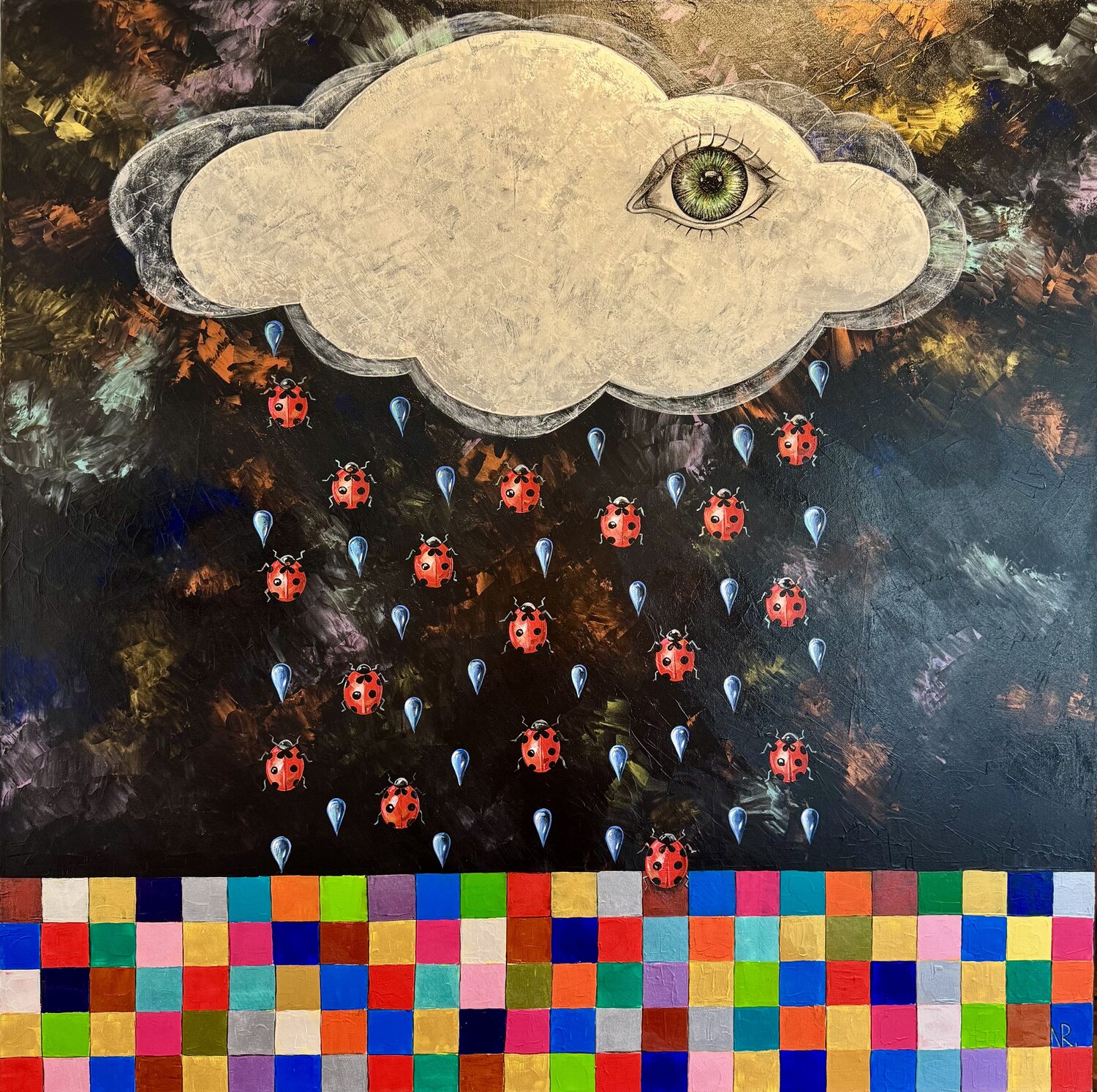 The Adult Cloud of Childhood Nataliya Rozhdestvenskaya Original painting for sale