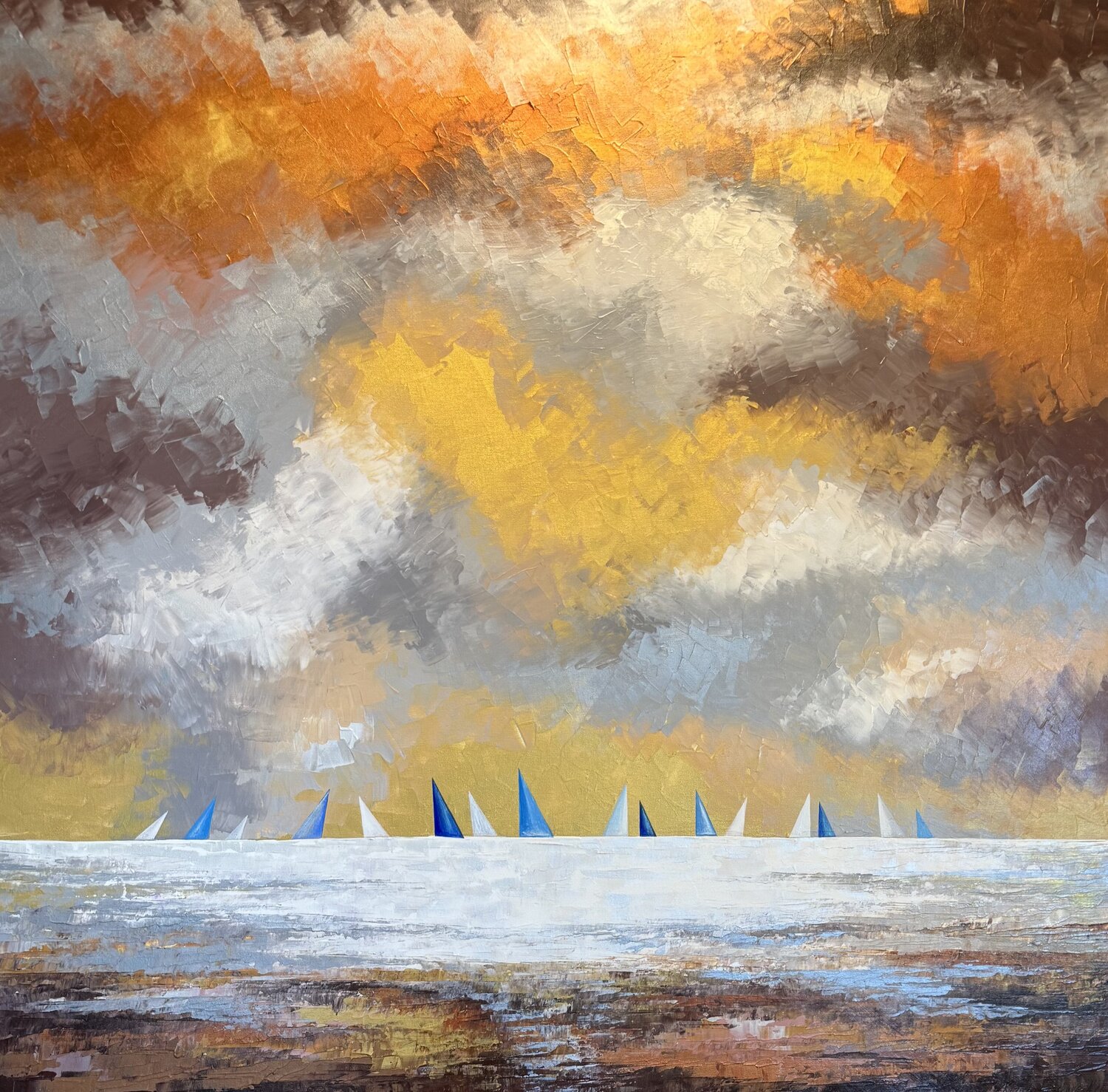 Chasing the Light Nataliya Rozhdestvenskaya Original painting for sale