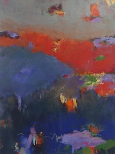 NaheFerne by Barbara Zeiselmeier, Painting for Sale on Select