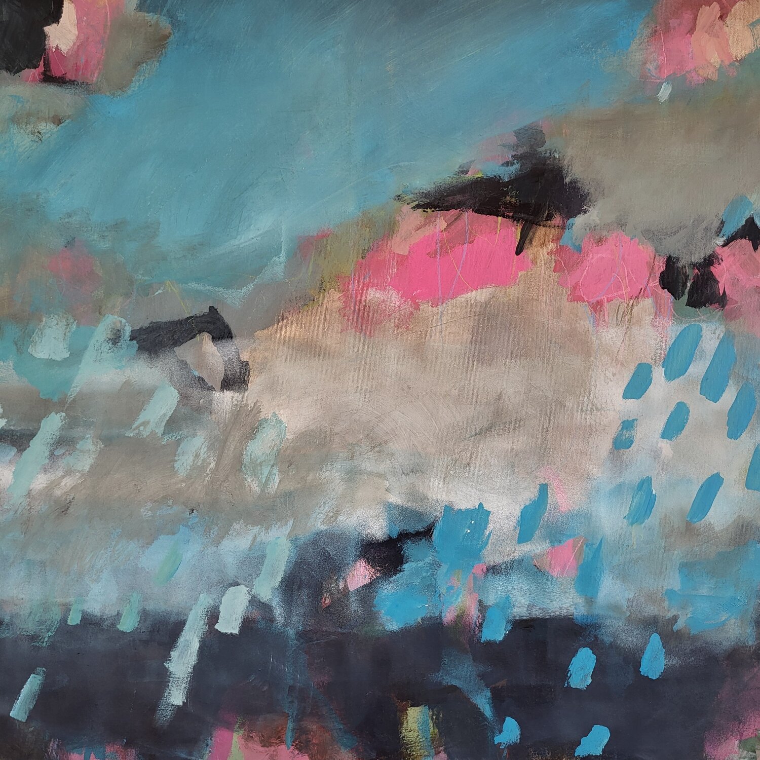 trotzallemfarbe Barbara Zeiselmeier Original painting for sale