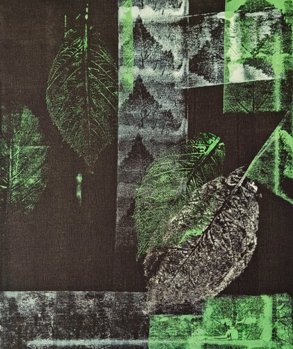 The Shadow of Tree Leaves Is White. von Maira Rībena, Malerei kaufen auf Select