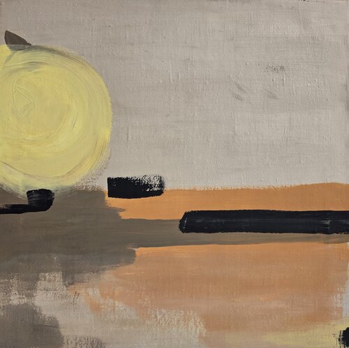 Sunset. This is not a painting. by Maira Rībena, Painting for Sale on Select
