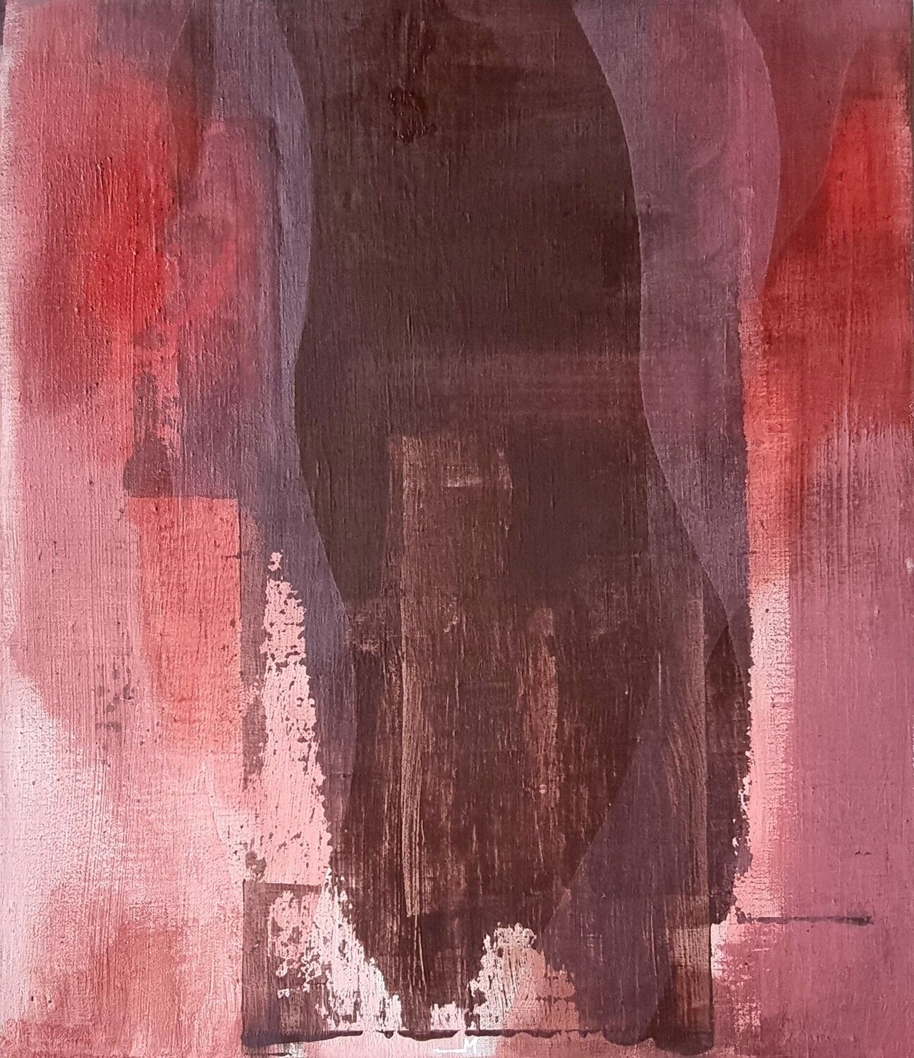 Dark Chocolate Strawberry Ice Cream. Maira Rībena Original painting for sale