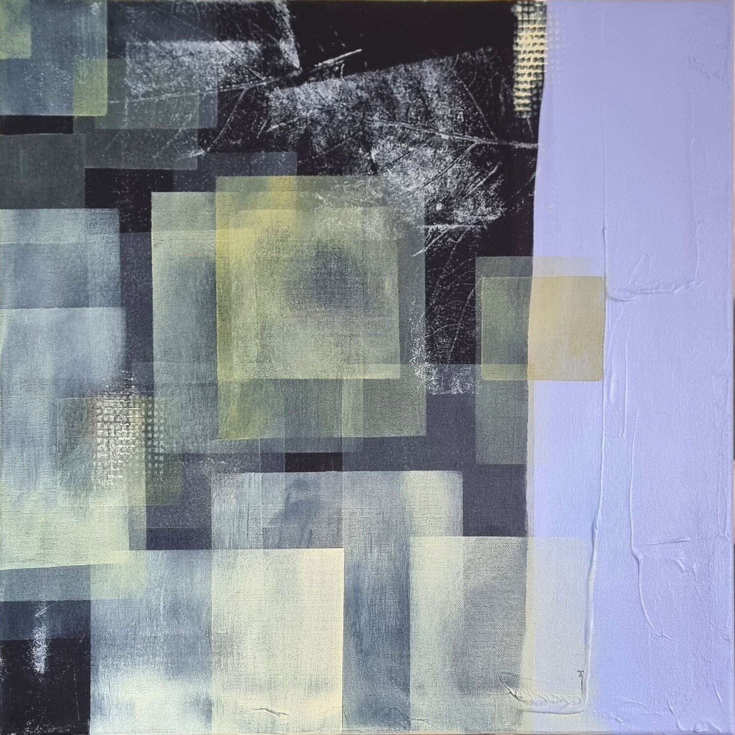 SIGNAL INTERFERENCE. Maira Rībena Original painting for sale