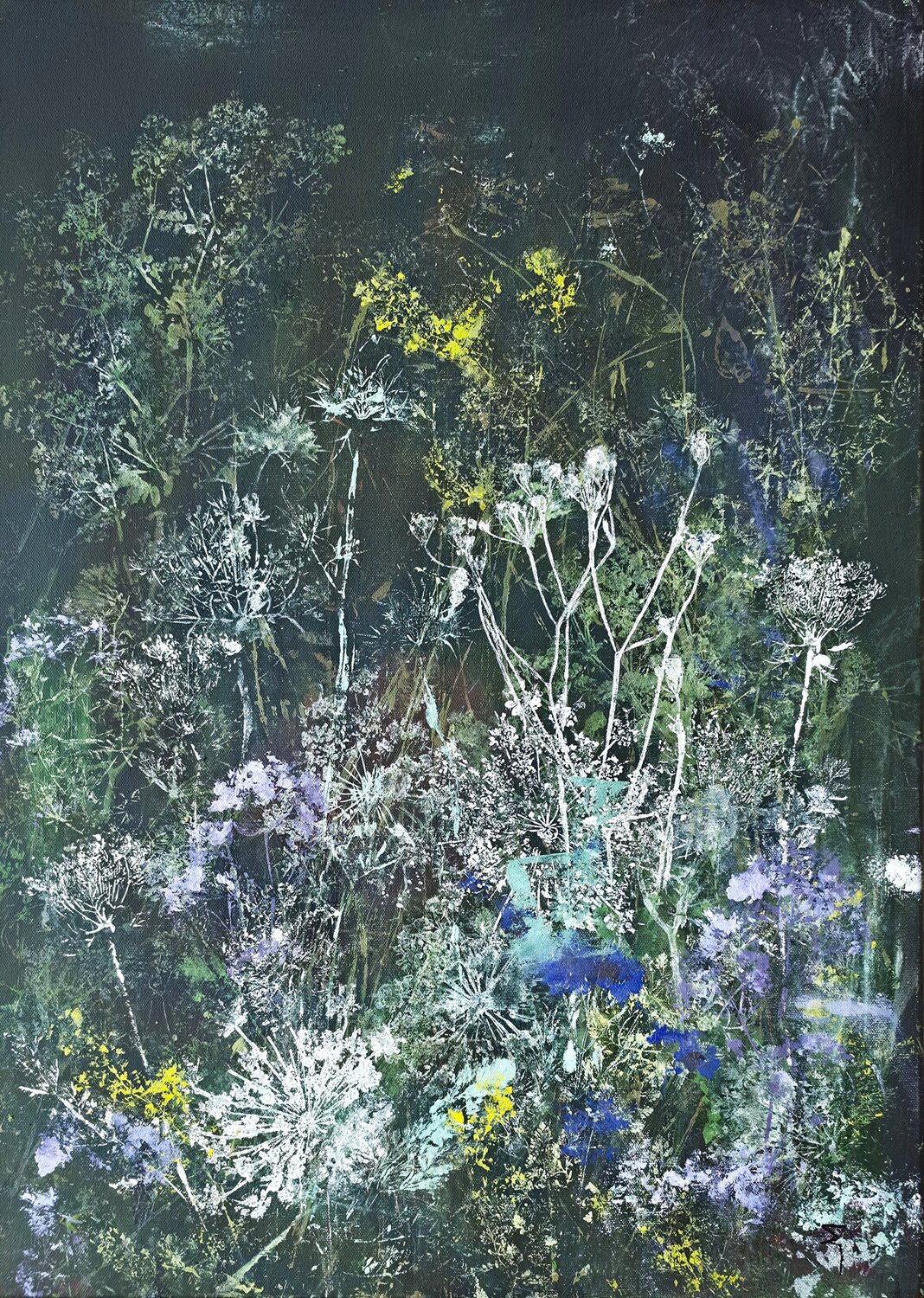 Summer Night III Maira Rībena Original painting for sale