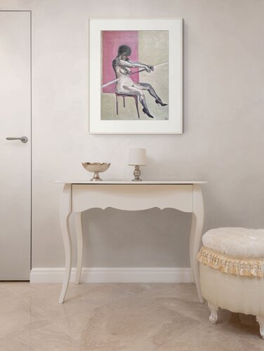 Sensuality in pregnancy by Chiara Poli, Painting for Sale on Select