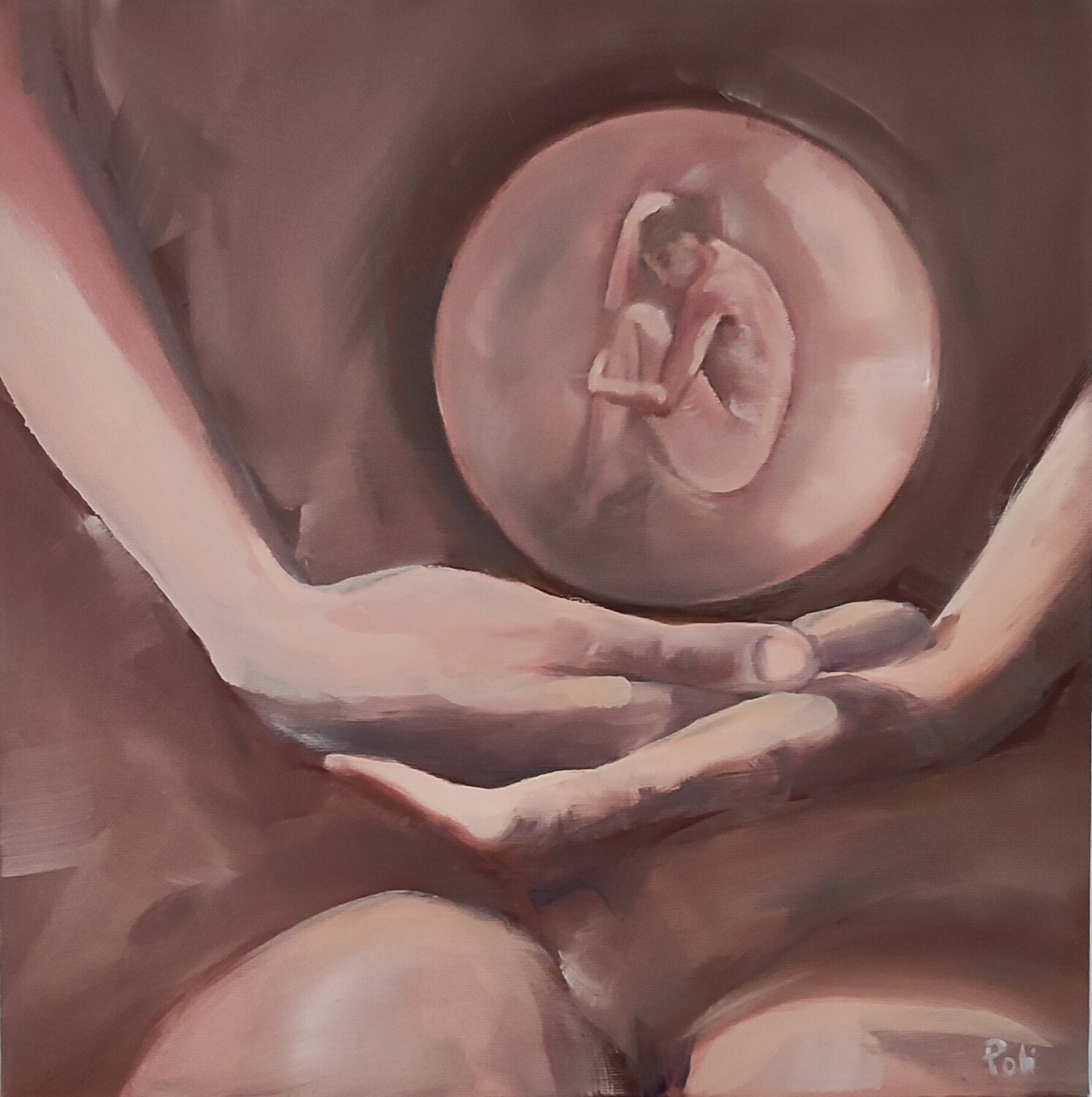 Need care Chiara Poli Original painting for sale