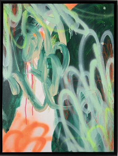 INTO THE GREEN by Carolyn Kraft, Painting for Sale on Select