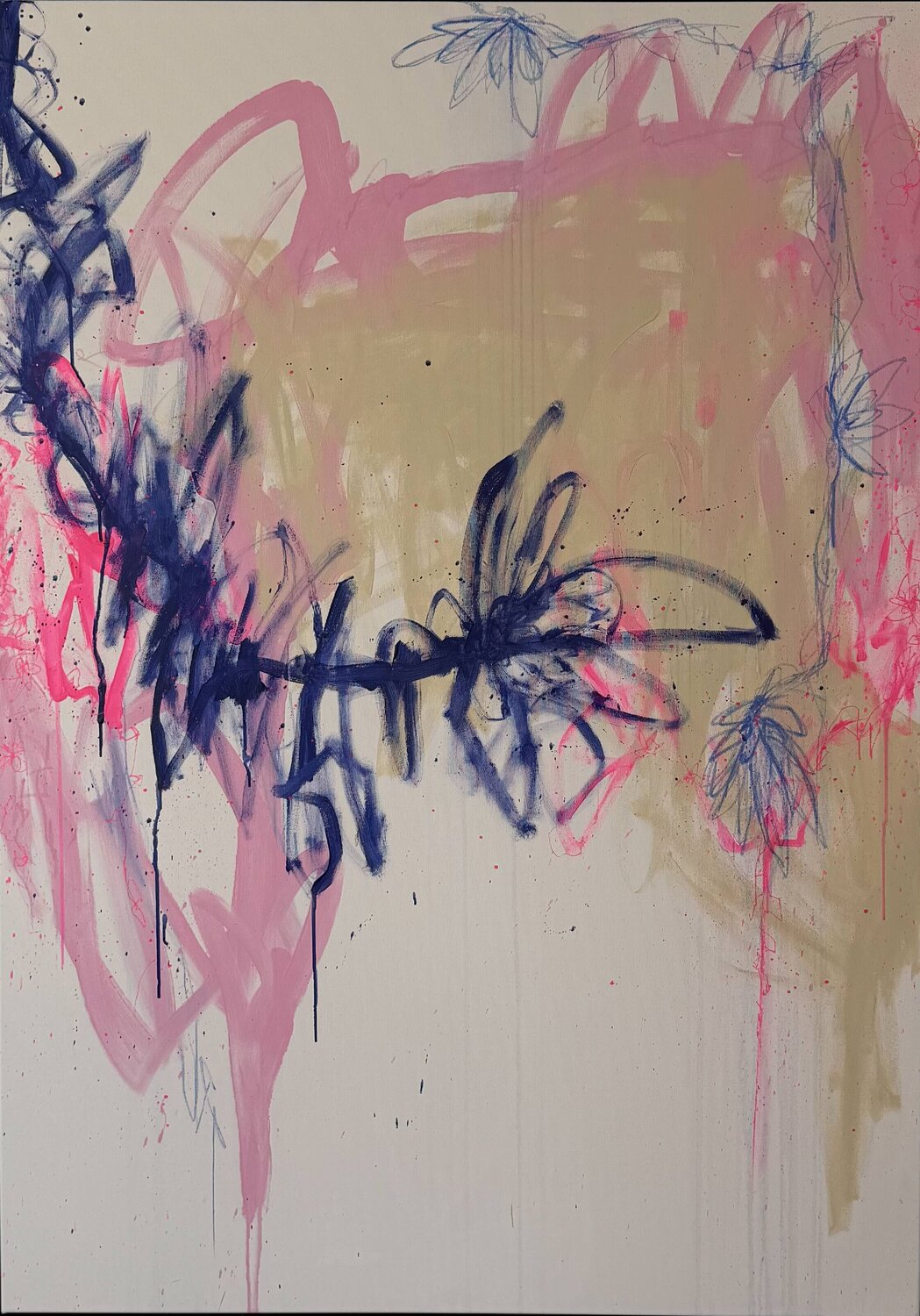 FRÜHBLÜHER Carolyn Kraft Original painting for sale