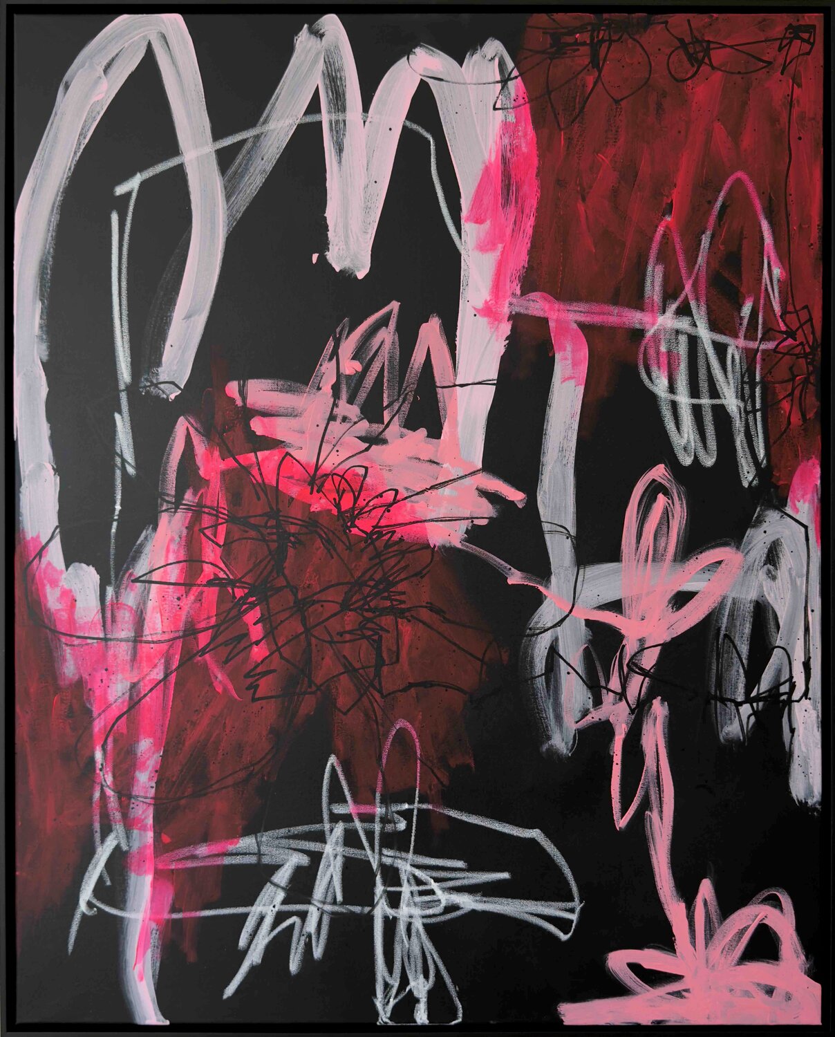 NACHTBLÜHER Carolyn Kraft Original painting for sale