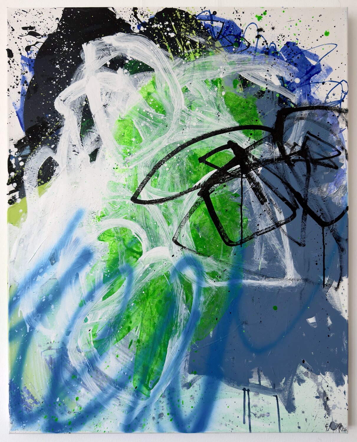 ELEMENTAL Carolyn Kraft Original painting for sale