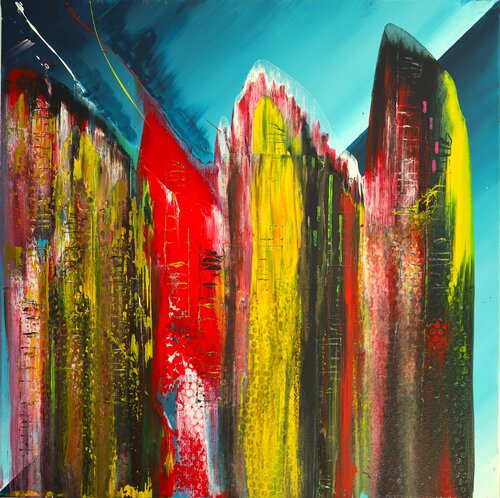 Hotel California by MONIQUE KAWKA, Painting for Sale on Select