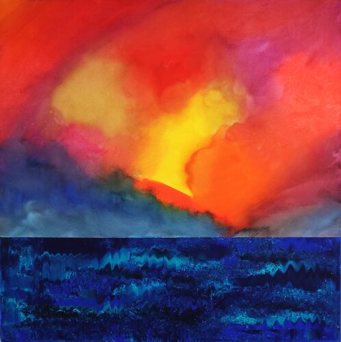 Rêve d'aurore by MONIQUE KAWKA, Painting for Sale on Select