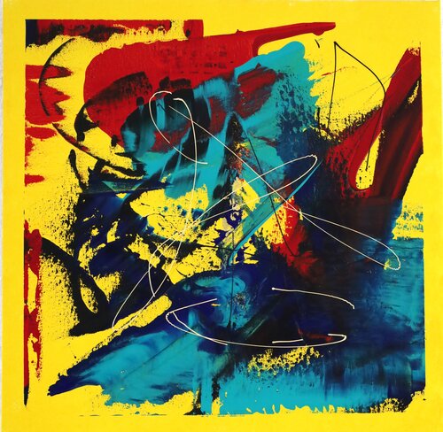 En quête de sens by MONIQUE KAWKA, Painting for Sale on Select