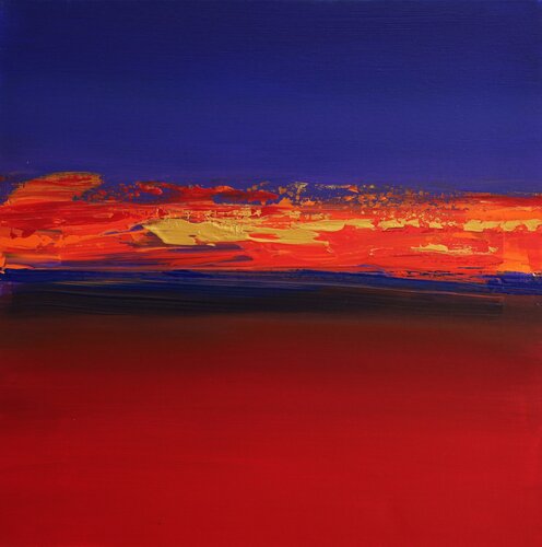 Mer rouge by MONIQUE KAWKA, Painting for Sale on Select