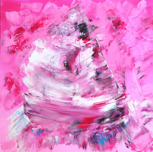 Bateau d'Anniversaire by MONIQUE KAWKA, Painting for Sale on Select