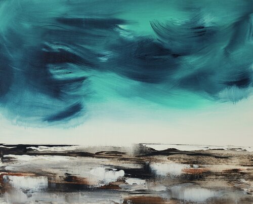 Horizon chimérique by MONIQUE KAWKA, Painting for Sale on Select