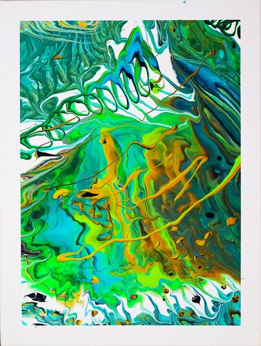 Qu'elle est verte ma vallée! by MONIQUE KAWKA, Painting for Sale on Select