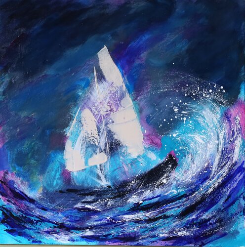 Force 10 by MONIQUE KAWKA, Painting for Sale on Select