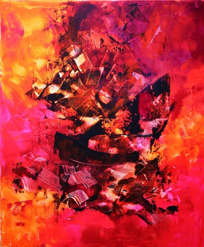 L'adoration de la Terre by MONIQUE KAWKA, Painting for Sale on Select