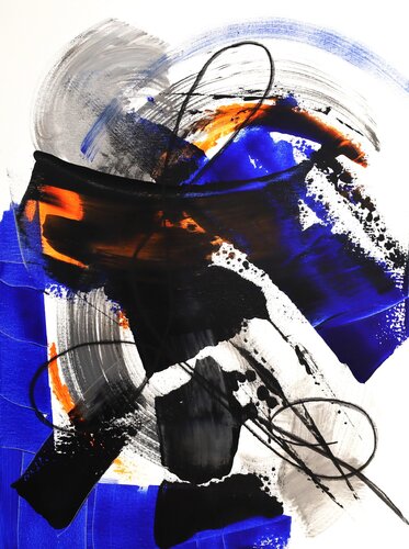A bicyclette by MONIQUE KAWKA, Painting for Sale on Select