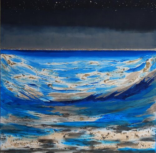 Mer d 'Helcar by MONIQUE KAWKA, Painting for Sale on Select