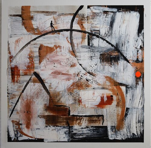 Franchir by MONIQUE KAWKA, Painting for Sale on Select
