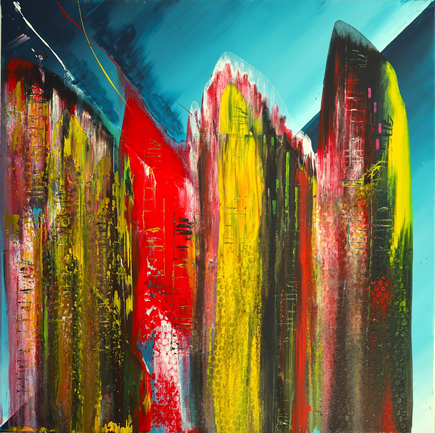 Hotel California MONIQUE KAWKA Original painting for sale