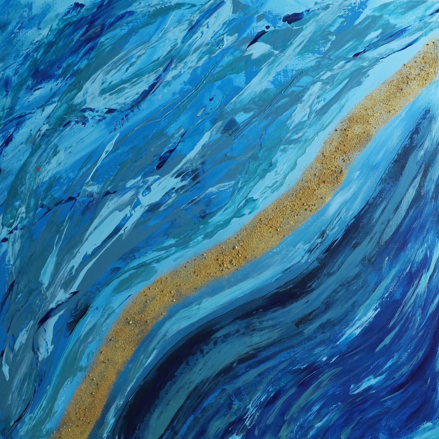 Variations silencieuses MONIQUE KAWKA Original painting for sale