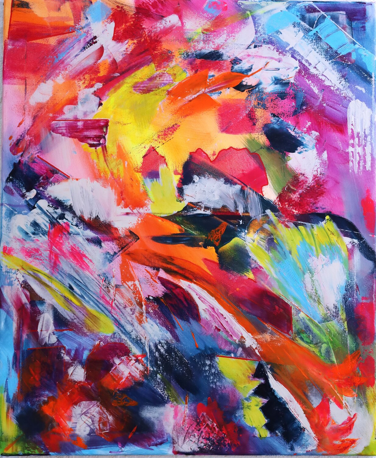 Sous le soleil, au Mexique MONIQUE KAWKA Original painting for sale