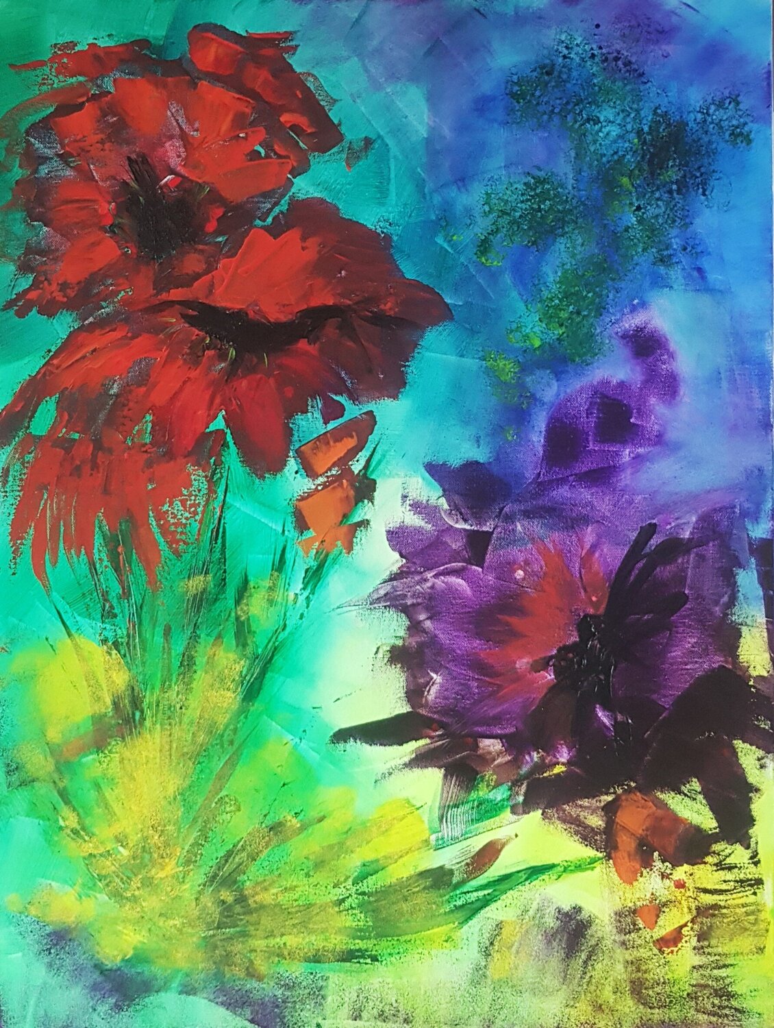 Have a nice day MONIQUE KAWKA Original painting for sale