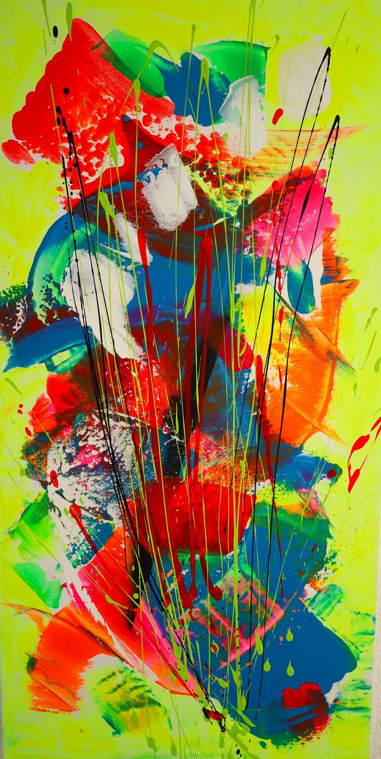 Les berlingots MONIQUE KAWKA Original painting for sale